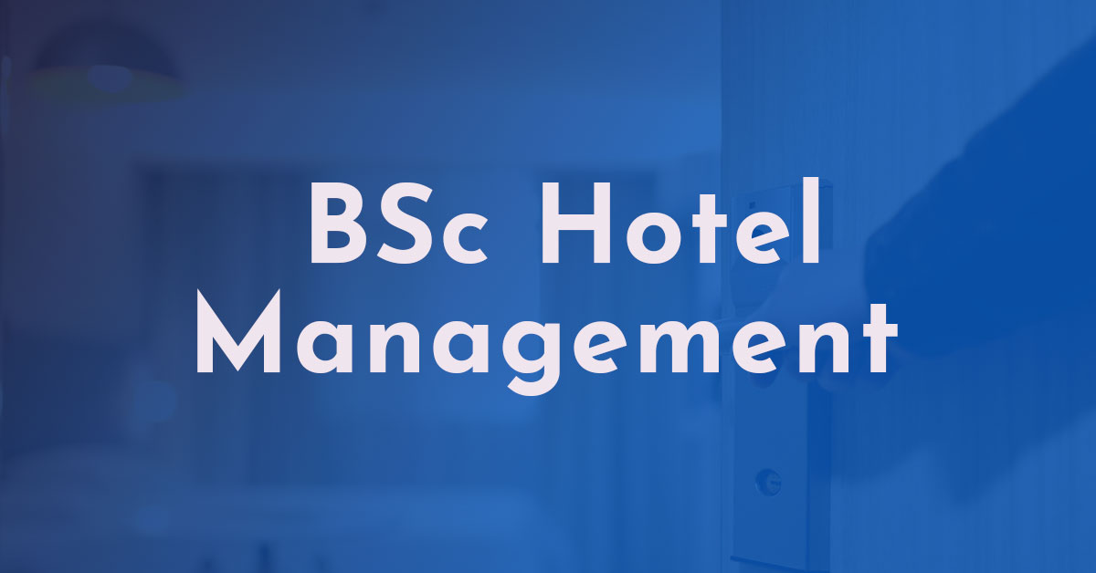 Calicut University BSc Hotel Management Course details